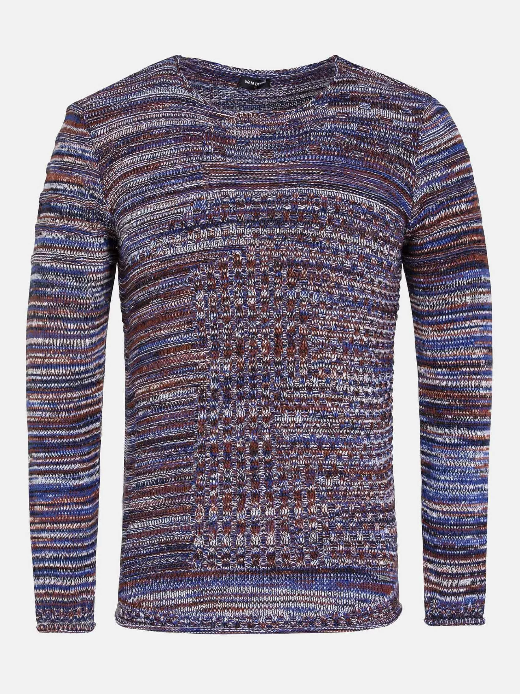 Wam Denim Truien<Truien Tuscon Royal Blue Brown