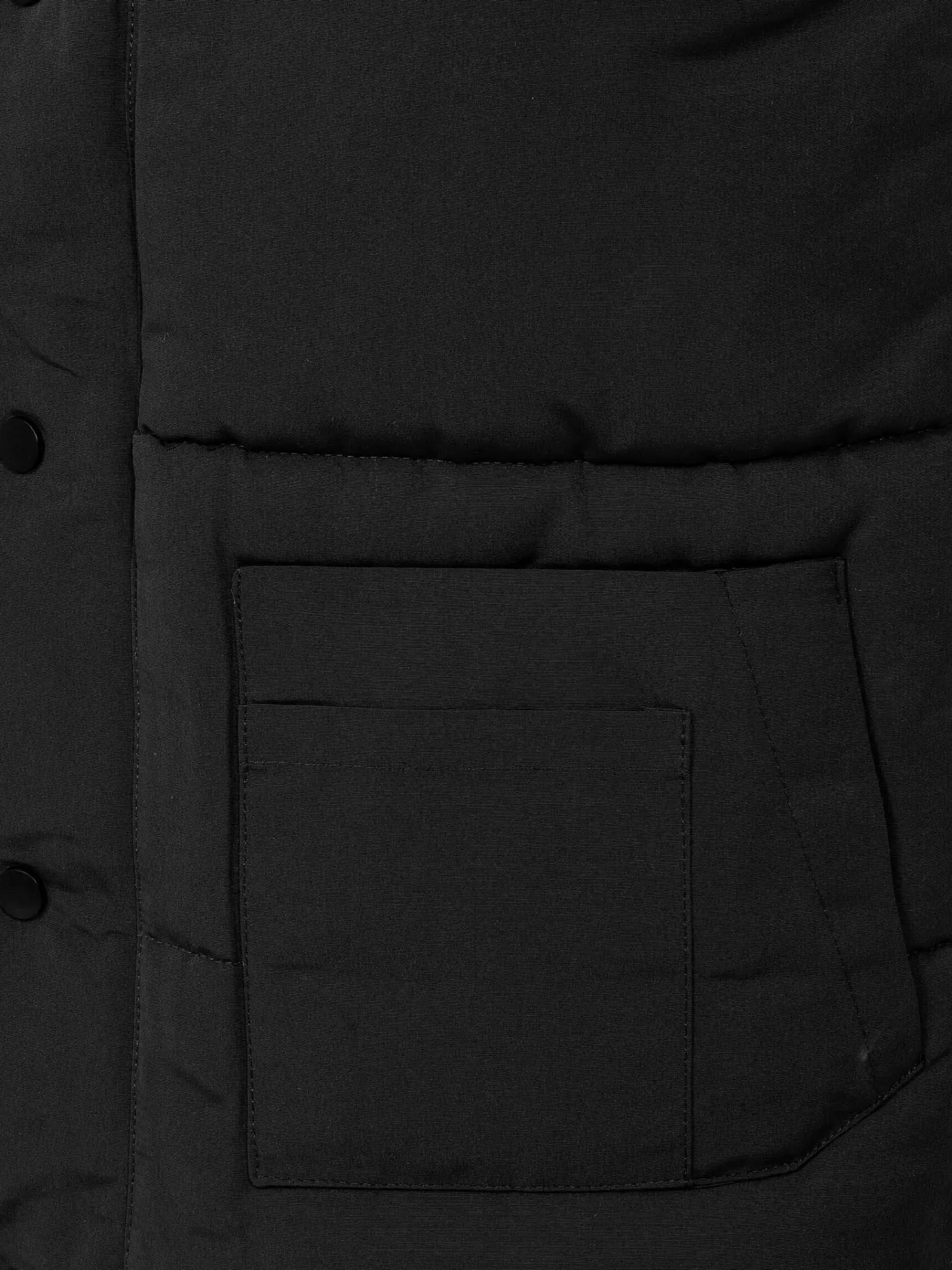 Wam Denim Bodywarmer<Velvet Crew Neck Black Bodywarmer