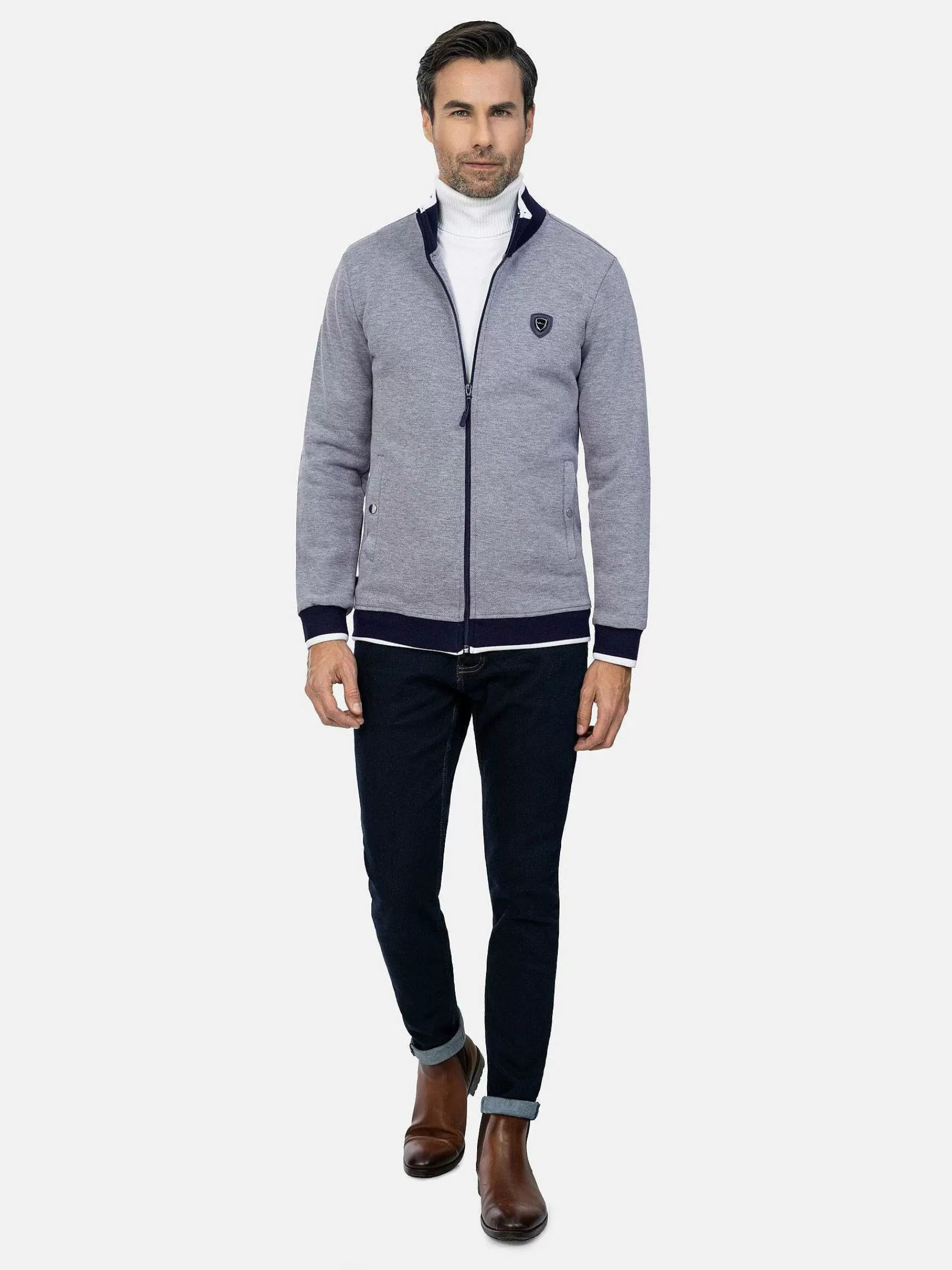 Wam Denim Vesten<Vest 76305 Prodromos Grey