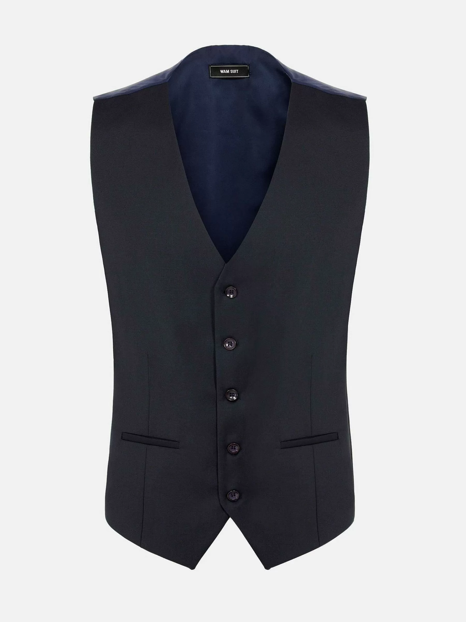 Wam Denim Gilets<Vittorio Navy Gilet