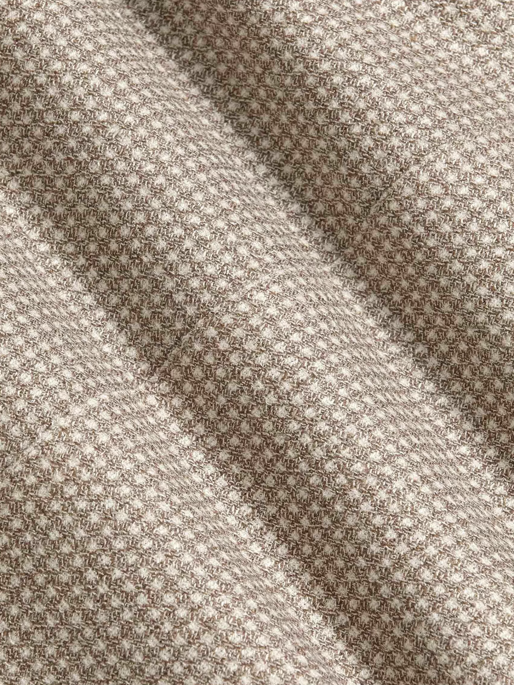 Wam Denim Colberts<Vivia Single Breasted Check Dark Beige Colbert