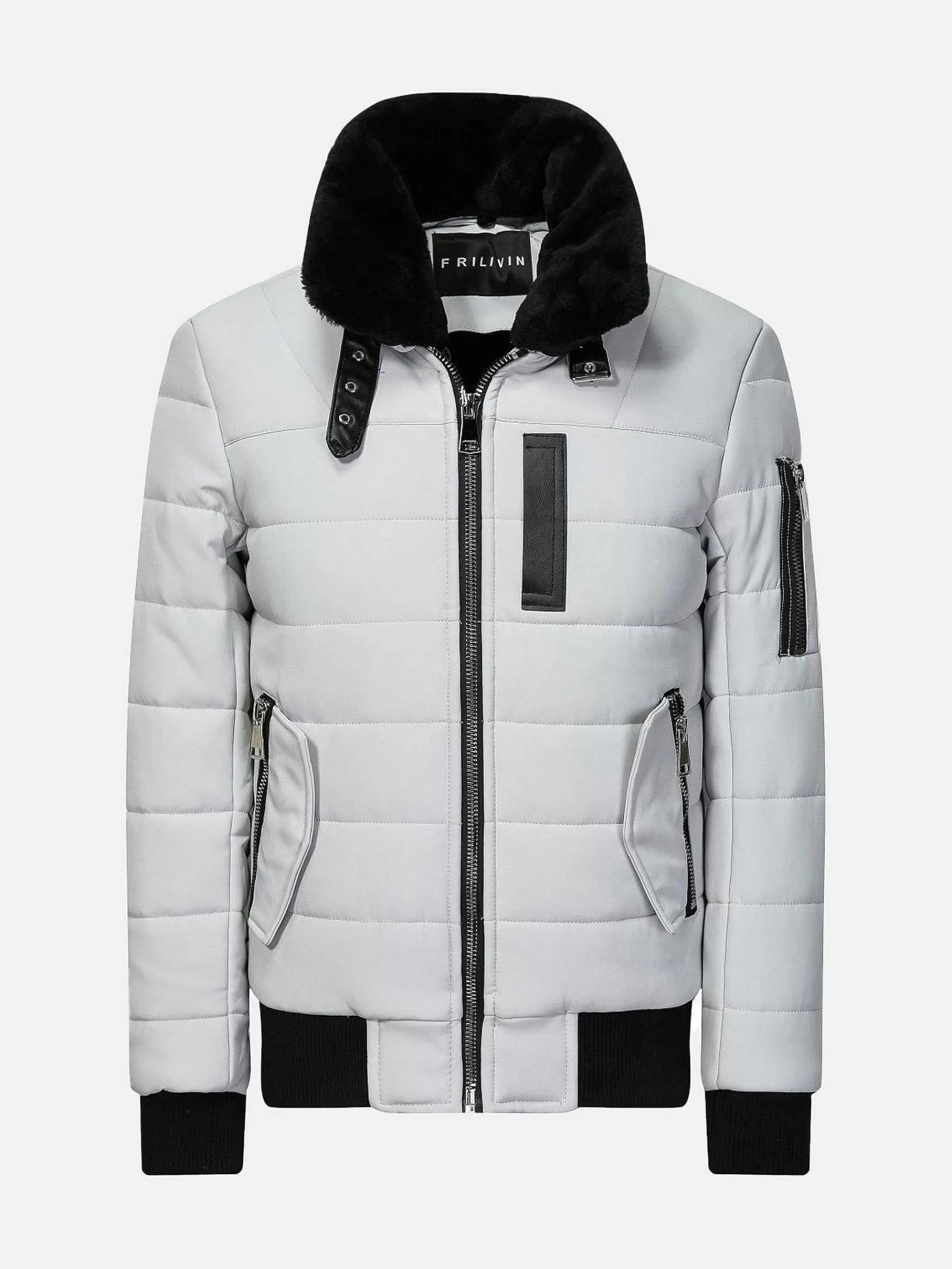 Wam Denim Winterjassen<Winter Jassen Ab6608-4 Grey